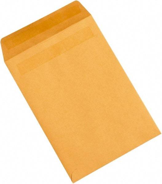 Made in USA - 10-1/2" Long x 7-1/2" Wide Self Seal Natural Kraft Envelope - Kraft - Benchmark Tooling