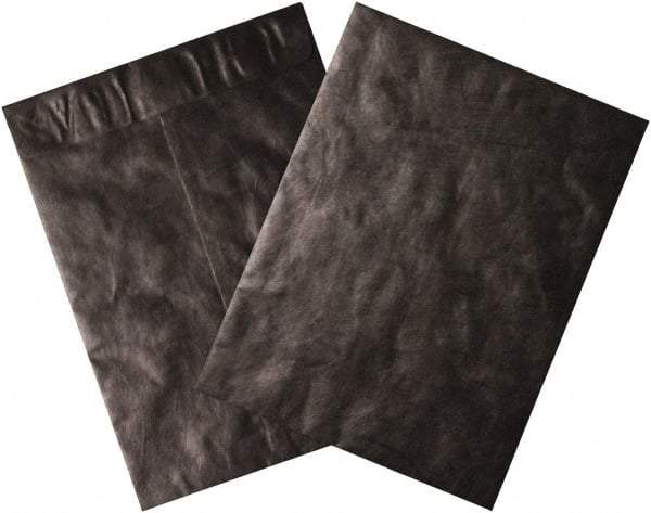 Dupont - 12" Long x 9" Wide Peel-Off Self-Seal Tyvek Flat Catalog Envelopes - Black - Benchmark Tooling