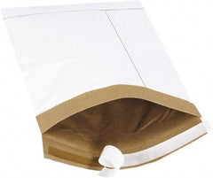 Made in USA - 12" Long x 7-1/4" Wide Peel-Off Self-Seal Padded Mailer - White - Benchmark Tooling