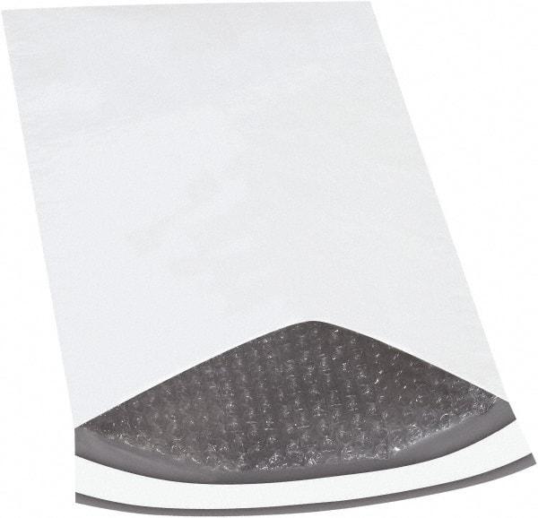 Made in USA - 14-1/2" Long x 9-1/2" Wide Peel-Off Self-Seal Padded Mailer - White - Benchmark Tooling