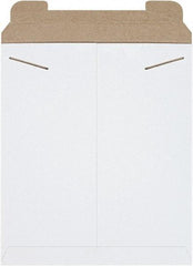 Made in USA - 15" Long x 12-3/4" Wide Regular Flat Mailer - White - Benchmark Tooling