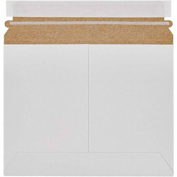 Made in USA - 7" Long x 9" Wide Peel-Off Self-Seal Flat Mailer - White - Benchmark Tooling