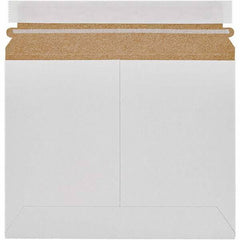 Made in USA - 7" Long x 9" Wide Peel-Off Self-Seal Flat Mailer - White - Benchmark Tooling