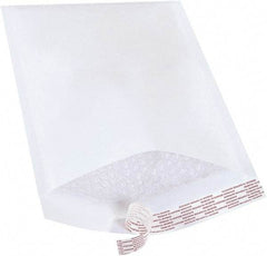 Made in USA - 14-1/2" Long x 8-1/2" Wide Peel-Off Self-Seal Bubble Mailer - White - Benchmark Tooling