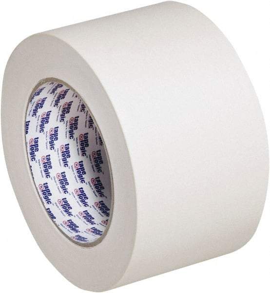 Tape Logic - 3" Wide x 60 Yd Long Tan Crepe Paper Masking Tape - 4.9 mil Thick - Benchmark Tooling