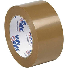 Tape Logic - 2" x 110 Yd Tan Rubber Adhesive Packaging Tape - Polypropylene Film Backing, 1.9 mil Thick, 22 Lb Tensile Strength - Benchmark Tooling