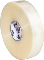 Tape Logic - 2" x 1,000 Yd Clear Hot Melt Adhesive Packaging Tape - Polypropylene Film Backing, 1.6 mil Thick, 26 Lb Tensile Strength - Benchmark Tooling