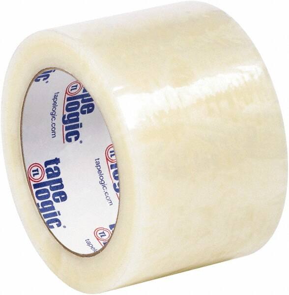 Tape Logic - 3" x 110 Yd Clear Hot Melt Adhesive Packaging Tape - Polypropylene Film Backing, 1.7 mil Thick - Benchmark Tooling