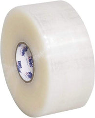 Tape Logic - 2" x 220 Yd Clear Acrylic Adhesive Packaging Tape - Polypropylene Film Backing, 2 mil Thick, 20 Lb Tensile Strength - Benchmark Tooling