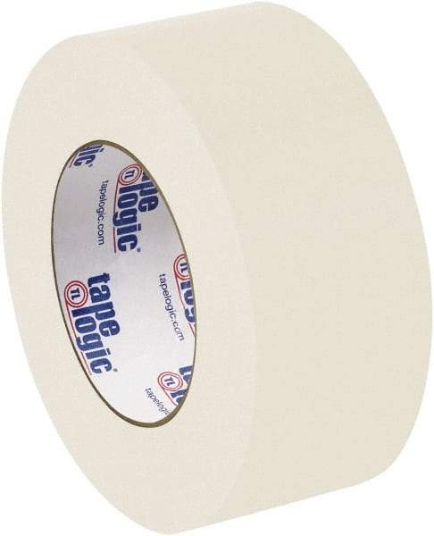 Tape Logic - 2" x 60 Yd Natural White Rubber Adhesive Packaging Tape - Paper Backing, 8 mil Thick - Benchmark Tooling