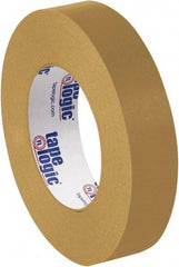 Tape Logic - 1" x 60 Yd Brown Rubber Adhesive Packaging Tape - Paper Backing, 7 mil Thick - Benchmark Tooling