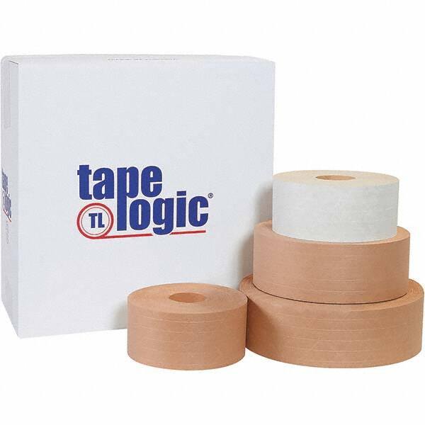 Tape Logic - 72mm x 375' Kraft Water Activated Adhesive Packaging Tape - Paper Backing, 5 mil Thick - Benchmark Tooling