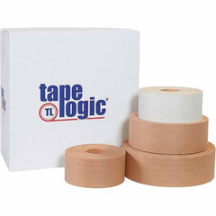 Tape Logic - 72mm x 1000' Kraft Water Activated Adhesive Packaging Tape - Paper Backing, 5 mil Thick - Benchmark Tooling