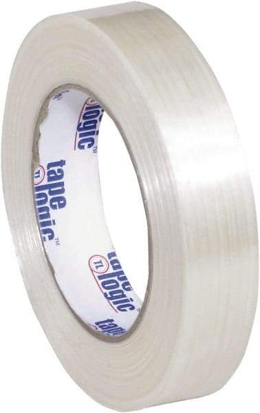 Tape Logic - 1" x 60 Yd Clear Hot Melt Adhesive Strapping Tape - Polypropylene Film Backing, 5.1 mil Thick, 275 Lb Tensile Strength - Benchmark Tooling