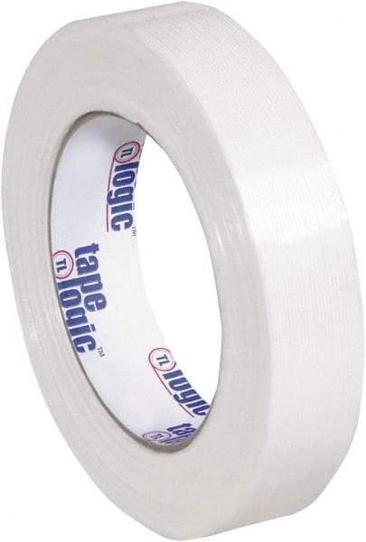 Tape Logic - 1" x 60 Yd Clear Hot Melt Adhesive Strapping Tape - Polypropylene Film Backing, 4.3 mil Thick, 156 Lb Tensile Strength - Benchmark Tooling