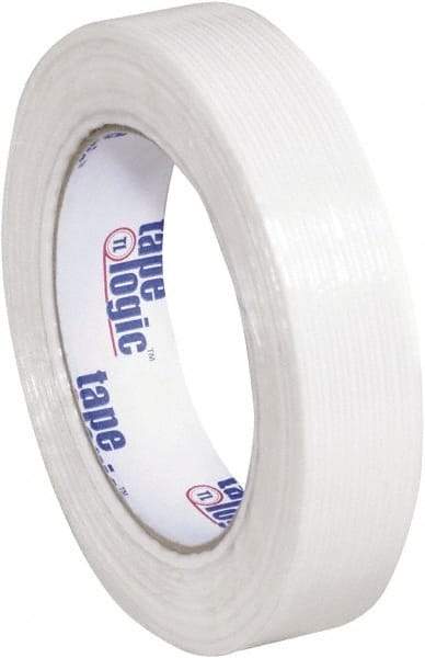 Tape Logic - 1" x 60 Yd Clear Hot Melt Adhesive Strapping Tape - Polypropylene Film Backing, 3.9 mil Thick, 100 Lb Tensile Strength - Benchmark Tooling