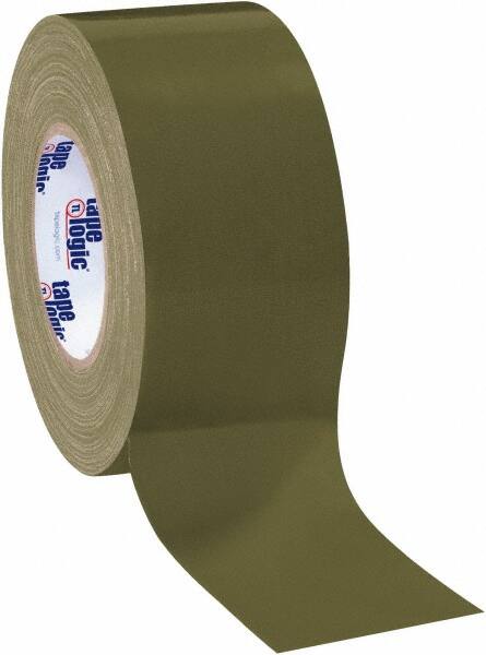 Tape Logic - 3" x 60 Yds Olive Green Duct Tape - 10 mil, Rubber Adhesive - Benchmark Tooling