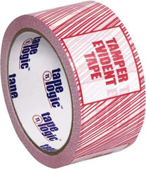 Tape Logic - 3,960" Long, Red/White Security Tape - For Multi-Use - Benchmark Tooling