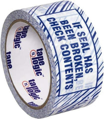 Tape Logic - 3,960" Long, Blue/White Security Tape - For Multi-Use - Benchmark Tooling