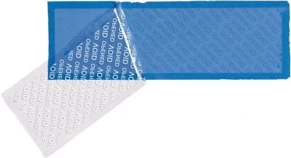 Tape Logic - 5-3/4" Long, Blue Security Tape - For Multi-Use - Benchmark Tooling