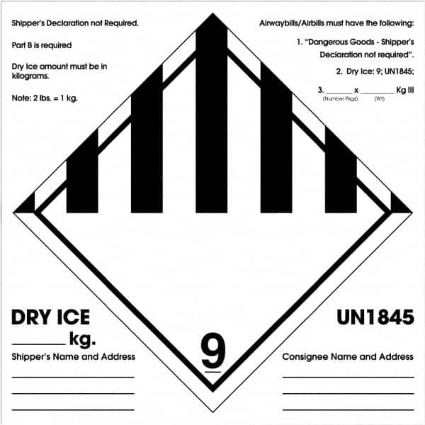 Tape Logic - 6" Long, Black/White Paper D.O.T. Labels - For Multi-Use - Benchmark Tooling