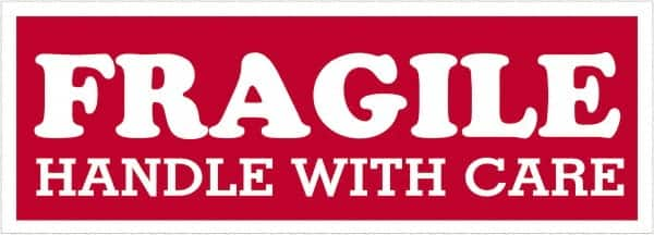 Tape Logic - 4" Long, Red/White Paper Shipping Label - For Multi-Use - Benchmark Tooling