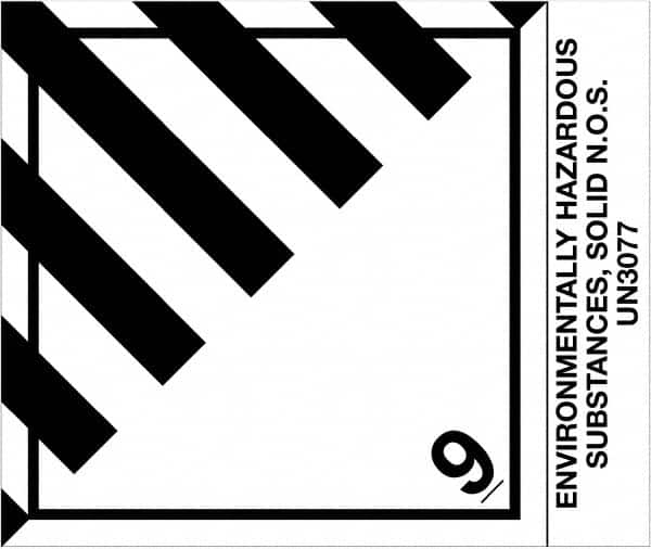 Tape Logic - 4-3/4" Long, Black/White Paper D.O.T. Labels - For Multi-Use - Benchmark Tooling