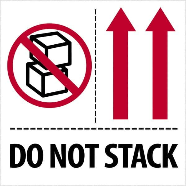 Tape Logic - 4" Long, Red, Black on White Paper Shipping Label - For Multi-Use - Benchmark Tooling