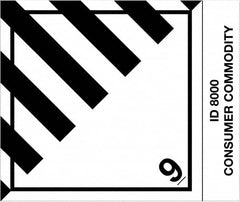 Tape Logic - 4-3/4" Long, Black/White Paper D.O.T. Labels - For Multi-Use - Benchmark Tooling