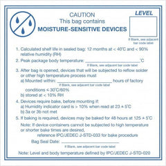 Tape Logic - 4" Long, Blue/White Paper Shipping Label - For Multi-Use - Benchmark Tooling