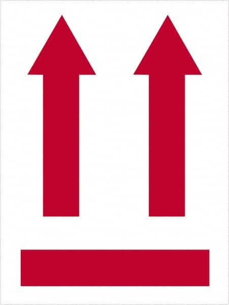 Tape Logic - 4" Long, Red/White Paper Shipping Label - For Multi-Use - Benchmark Tooling