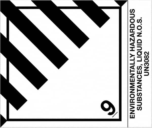 Tape Logic - 4-3/4" Long, Black/White Paper D.O.T. Labels - For Multi-Use - Benchmark Tooling