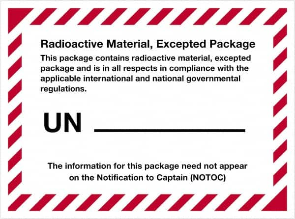 Tape Logic - 4-3/8" Long, Blue/White Paper D.O.T. Labels - For Multi-Use - Benchmark Tooling