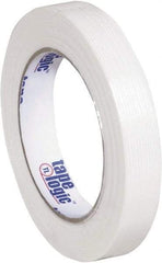 Tape Logic - 3/4" x 60 Yd Clear Hot Melt Adhesive Strapping Tape - Polypropylene Film Backing, 3.9 mil Thick, 100 Lb Tensile Strength - Benchmark Tooling