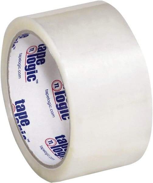 Tape Logic - 2" x 55 Yd Clear Hot Melt Adhesive Packaging Tape - Polypropylene Film Backing, 2.2 mil Thick - Benchmark Tooling