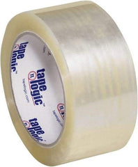 Tape Logic - 2" x 55 Yd Clear Hot Melt Adhesive Packaging Tape - Polypropylene Film Backing, 3 mil Thick, 45 Lb Tensile Strength - Benchmark Tooling