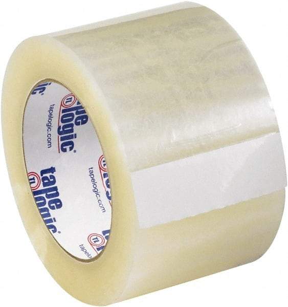 Tape Logic - 3" x 55 Yd Clear Acrylic Adhesive Packaging Tape - Polypropylene Film Backing, 2.6 mil Thick - Benchmark Tooling