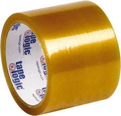 Tape Logic - 3" x 110 Yd Clear Rubber Adhesive Packaging Tape - Polypropylene Film Backing, 1.7 mil Thick - Benchmark Tooling