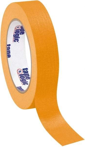 Tape Logic - 1" Wide x 60 Yd Long Orange Crepe Paper Masking Tape - 4.9 mil Thick - Benchmark Tooling