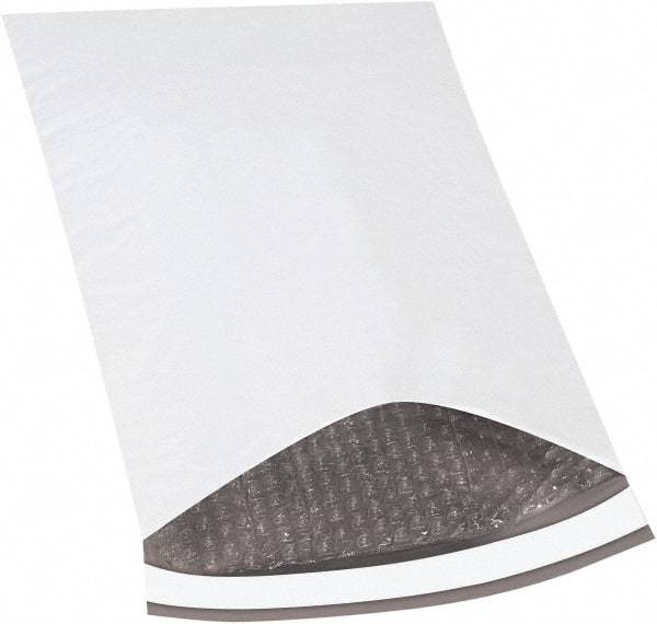 Made in USA - 16" Long x 10-1/2" Wide Peel-Off Self-Seal Padded Mailer - White - Benchmark Tooling