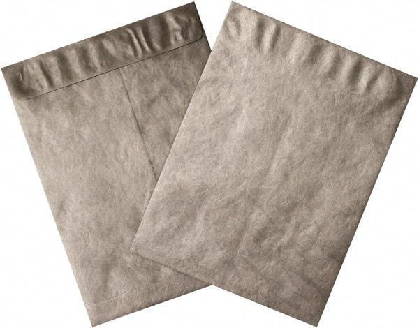 Dupont - 12" Long x 9" Wide Peel-Off Self-Seal Tyvek Flat Catalog Envelopes - Silver - Benchmark Tooling