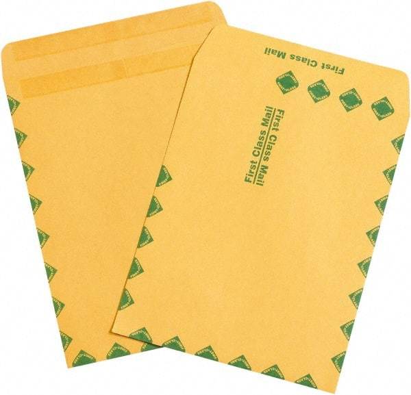 Made in USA - 13" Long x 10" Wide Peel-Off Self-Seal Natural Kraft Envelope - Kraft - Benchmark Tooling