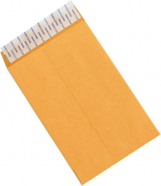 Made in USA - 9" Long x 6" Wide Peel-Off Self-Seal Natural Kraft Envelope - Kraft - Benchmark Tooling