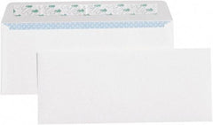 Made in USA - 9-1/2" Long x 4-1/8" Wide Peel-Off Self-Seal Plain White Envelope - White - Benchmark Tooling