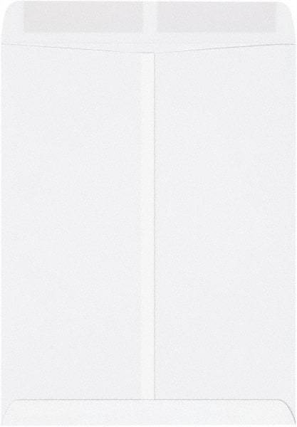 Made in USA - 13" Long x 10" Wide Gummed Flap White Catalog Envelope - White - Benchmark Tooling