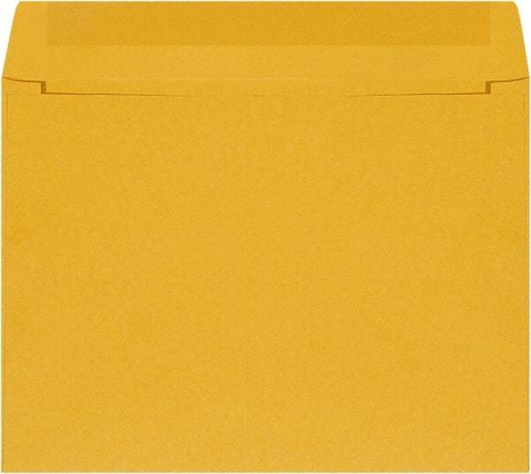 Made in USA - 9" Long x 12" Wide Gummed Flap Kraft Catalog Envelope - Kraft - Benchmark Tooling