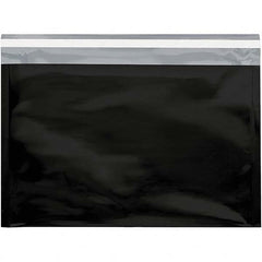 Value Collection - 12-3/4" Long x 9-1/2" Wide Peel-Off Self-Seal Metallic Mailer - Black - Benchmark Tooling