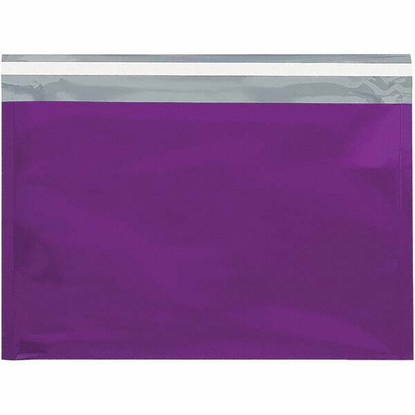 Value Collection - 12-3/4" Long x 9-1/2" Wide Peel-Off Self-Seal Metallic Mailer - Purple - Benchmark Tooling