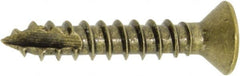 Hager - #9 Brass Hinge Screws - 1" Long - Benchmark Tooling