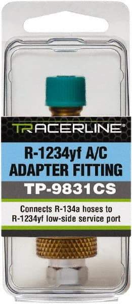 Spectroline - Low Side Automotive A/C Service Coupler - Yellow Actuator - Benchmark Tooling